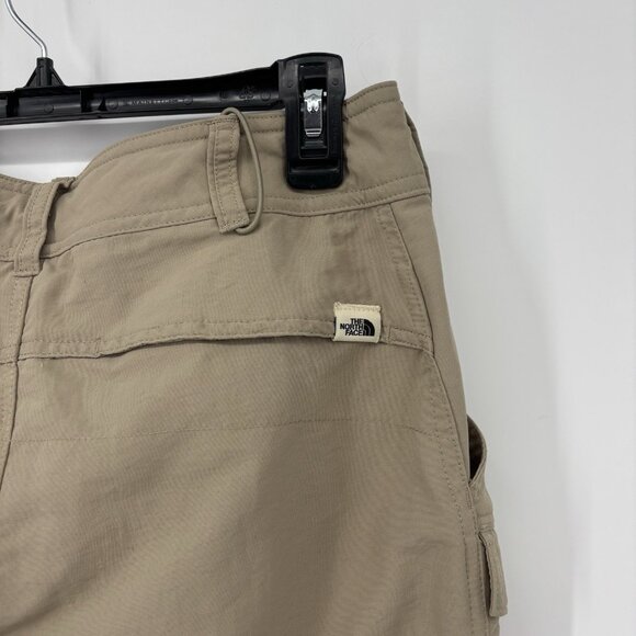 The North Face Convertible Outdoor Cargo Pants Womens Size 8 Tan Zip Off Leg - Picture 8 of 16